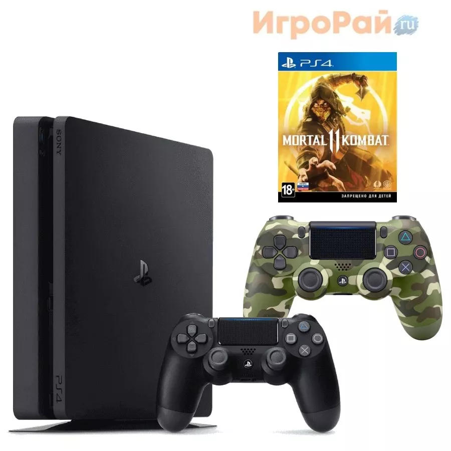 фото Игровая приставка sony playstation 4 slim (500gb) (cuh-2216a) (европа eu)