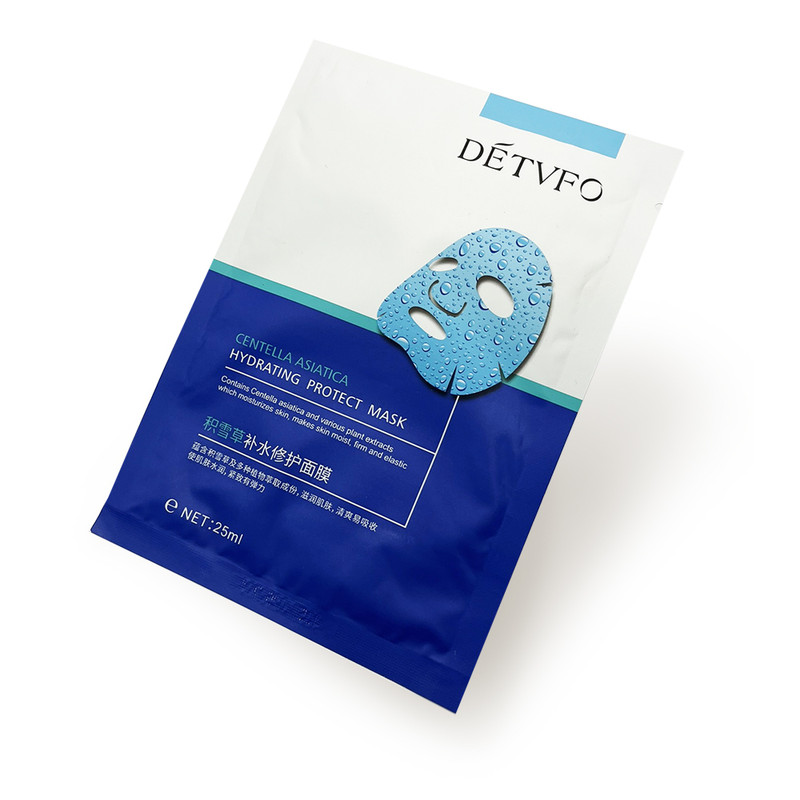 Купить Маска DETVFO тканевая увлажняющая, Тканевая маска для лица, увлажняющая, с азиатской центеллой, 1 шт, BEAUTY SHINE
