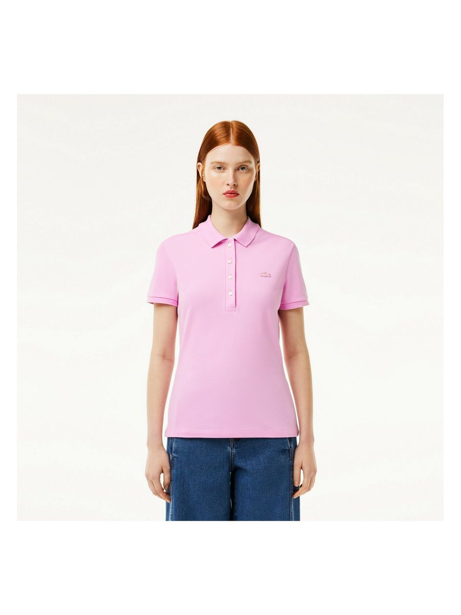 

Футболка женская Lacoste LA221D05B розовая 46 EU, Розовый, LA221D05B