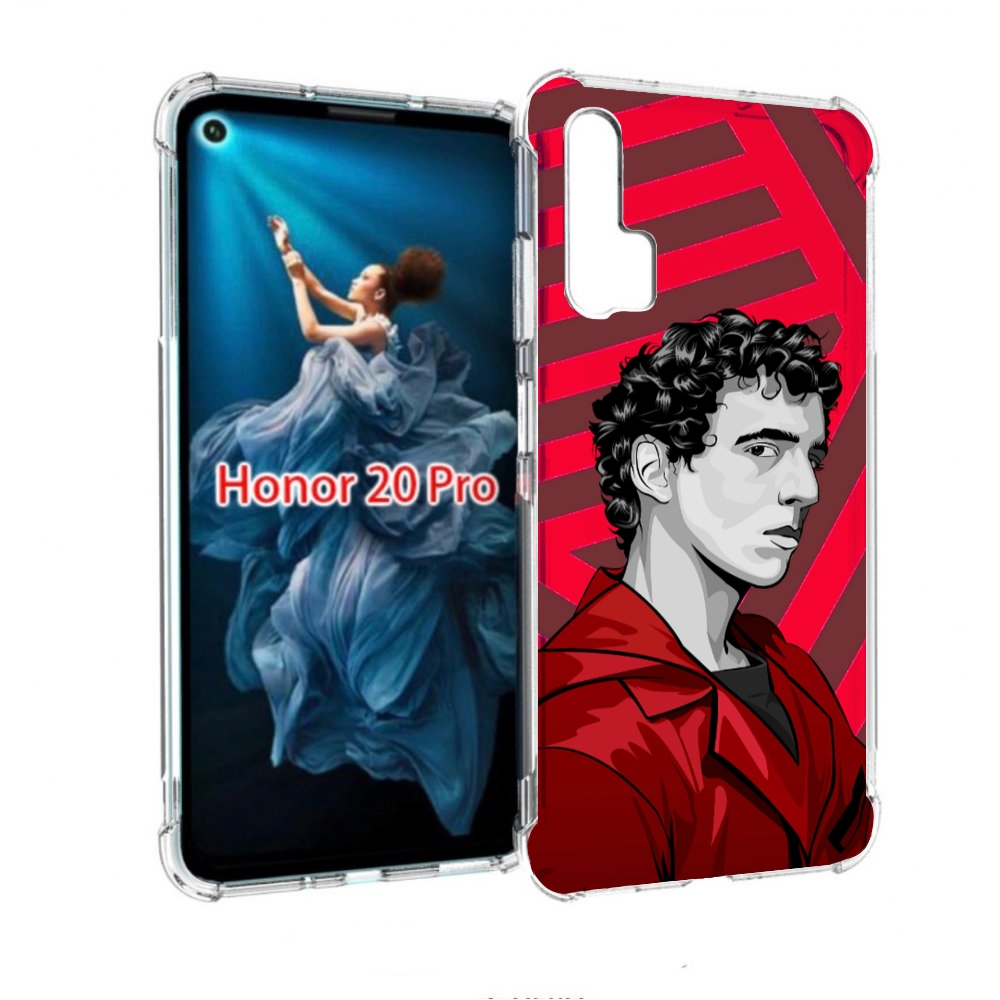 

Чехол бампер MyPads Рио-бумажный-дом для Honor 20 Pro противоуда, Прозрачный, Tocco