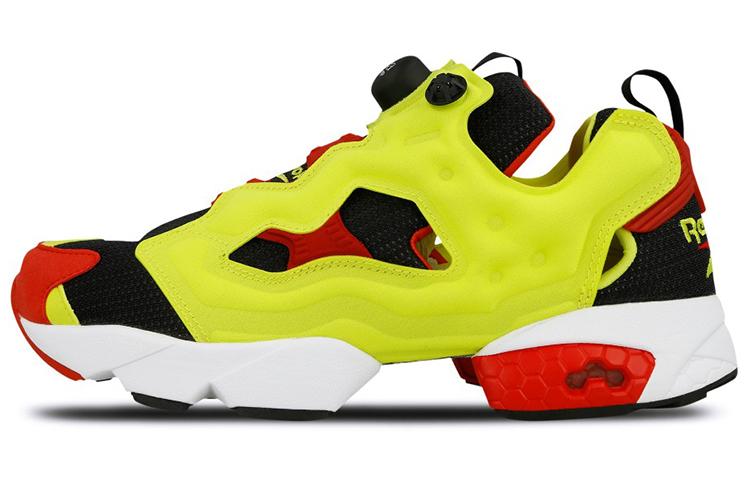 

Кроссовки унисекс Reebok Insta Pump Fury 25 желтые 42 EU, Желтый, Insta Pump Fury 25