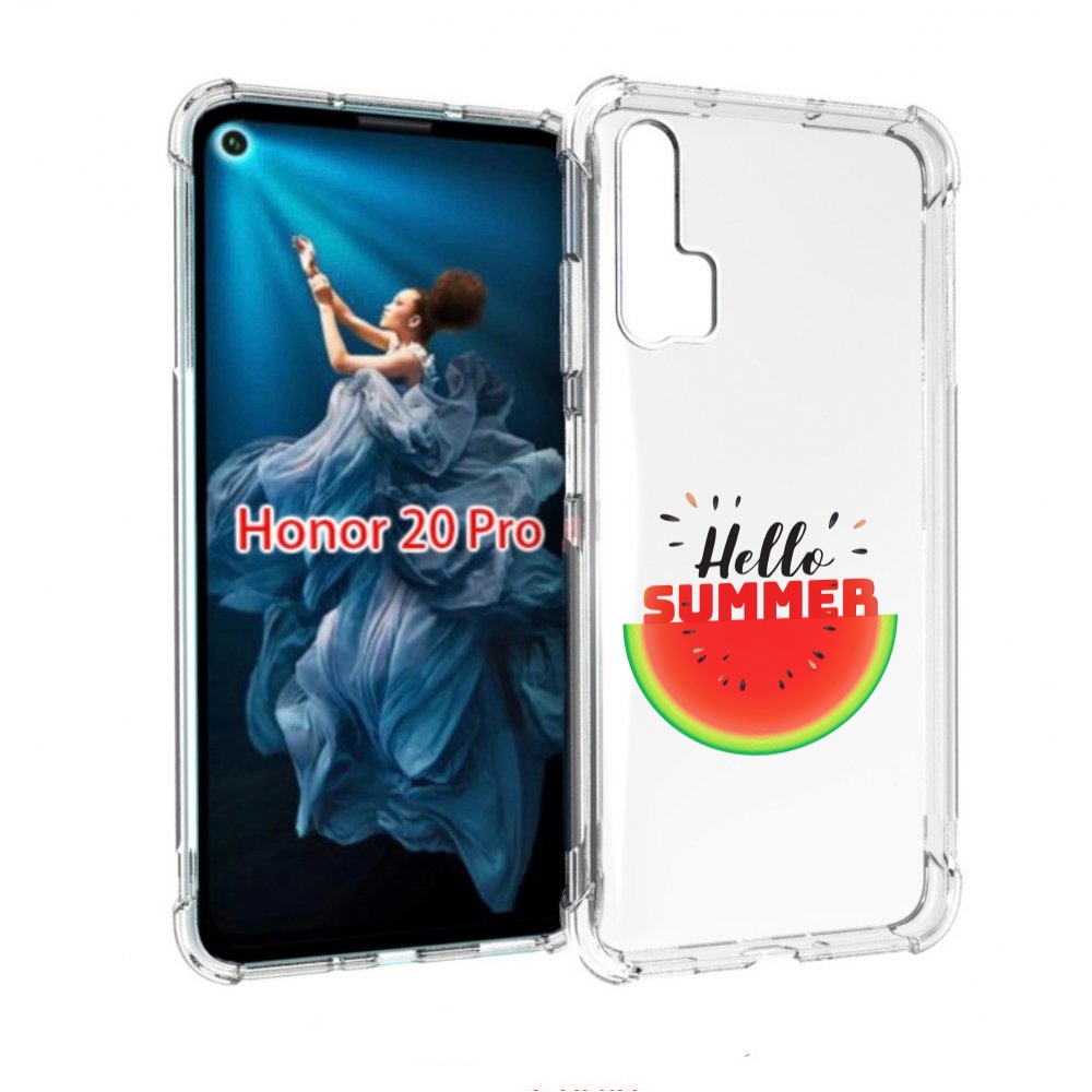 

Чехол бампер MyPads Привет-лето для Honor 20 Pro противоударный, Прозрачный, Tocco