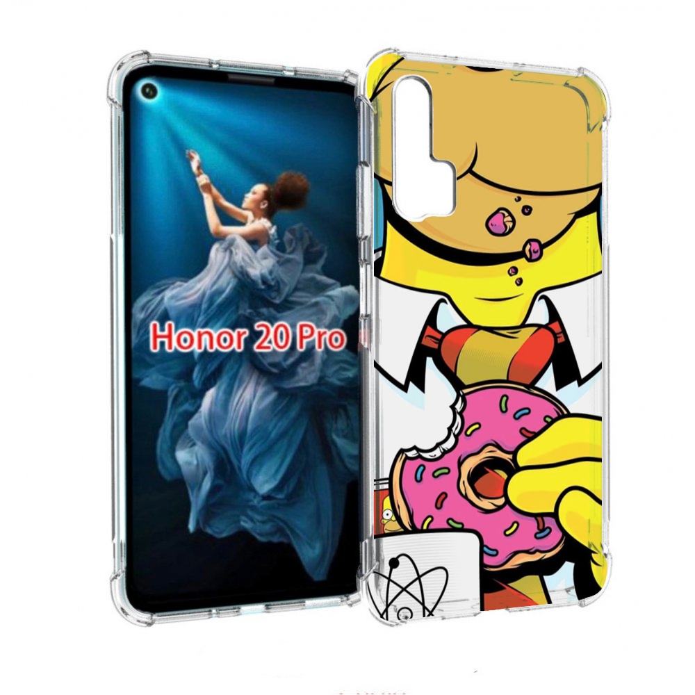 

Чехол бампер MyPads Пончик для Honor 20 Pro противоударный, Прозрачный, Tocco