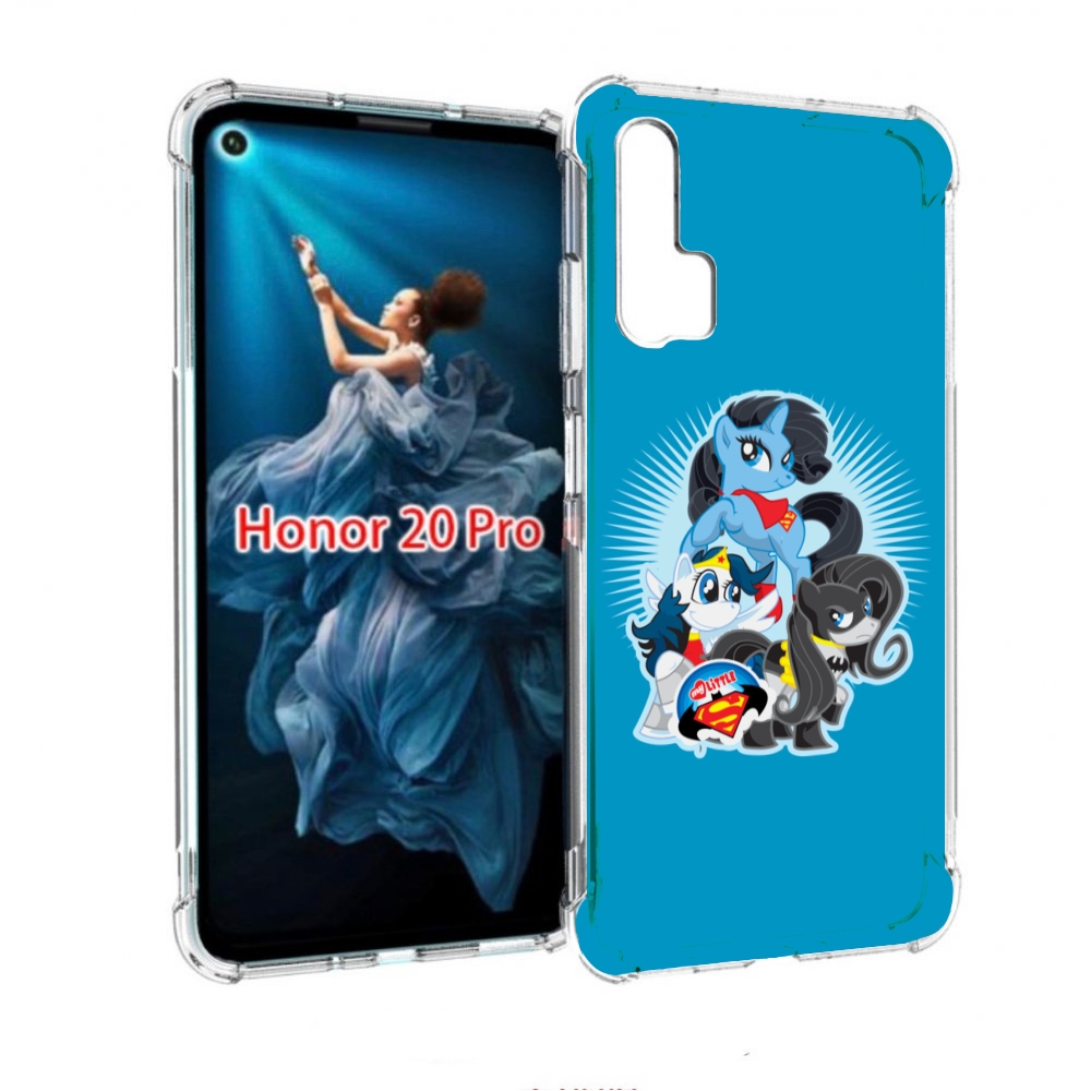 

Чехол бампер MyPads Пони-литл для Honor 20 Pro противоударный, Прозрачный, Tocco