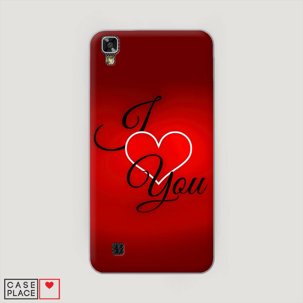 

Чехол Awog на LG X Power (K220DS) "I love you 3", Красный;черный, 82350-6