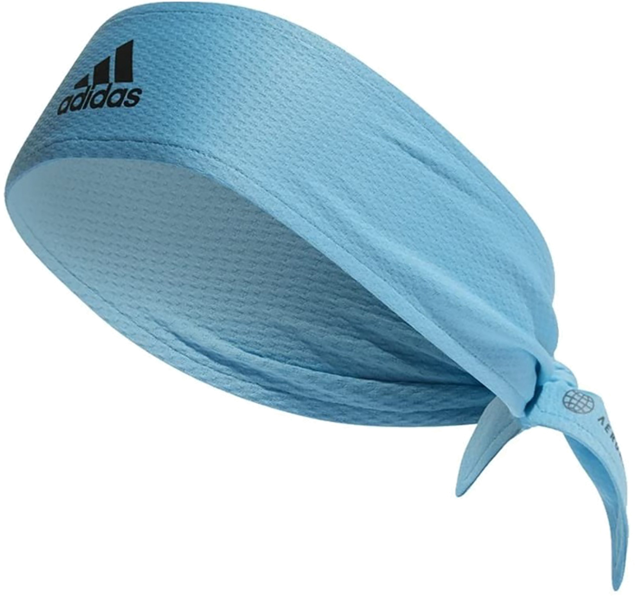 Повязка женская Adidas Tieband Primeblue Aeroready голубая, р.58-60