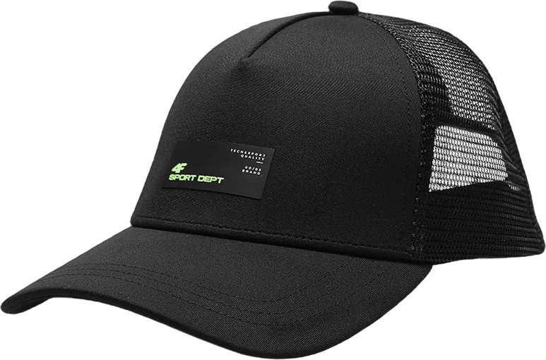 Бейсболка мужская 4F BASEBALL CAP  M123 черная, р. 57-58