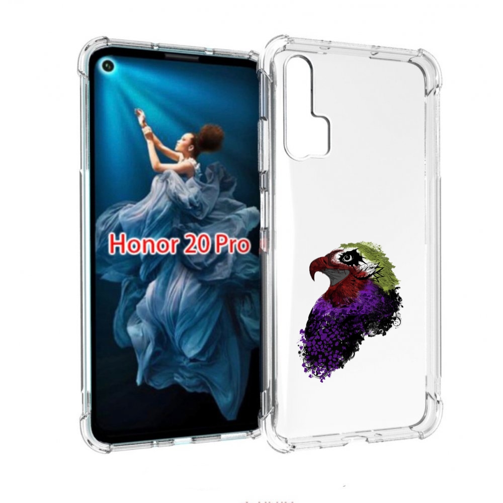 

Чехол бампер MyPads Орел для Honor 20 Pro противоударный, Прозрачный, Tocco