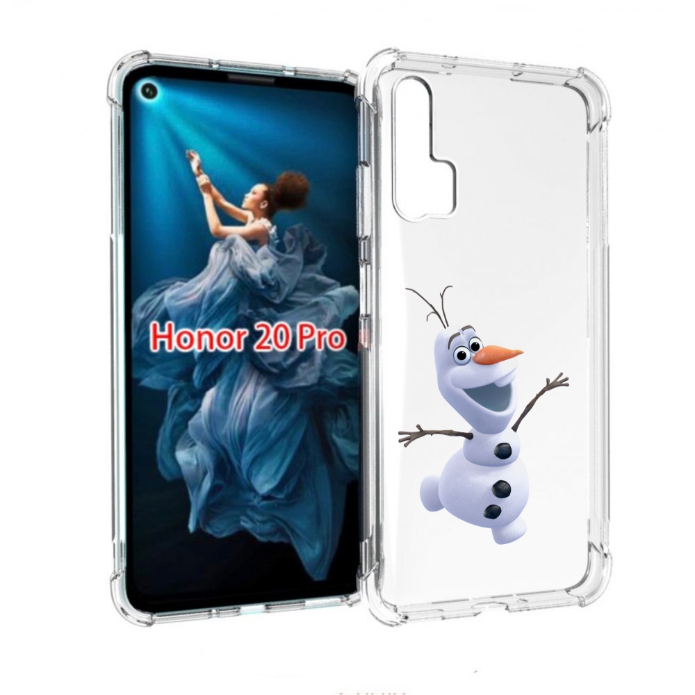 

Чехол бампер MyPads Олаф-холодное-сердце для Honor 20 Pro против, Прозрачный, Tocco