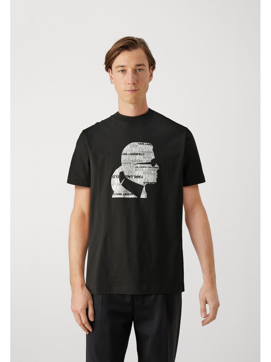 

Футболка мужская Karl Lagerfeld K4822O0G7 черная L, Черный, K4822O0G7