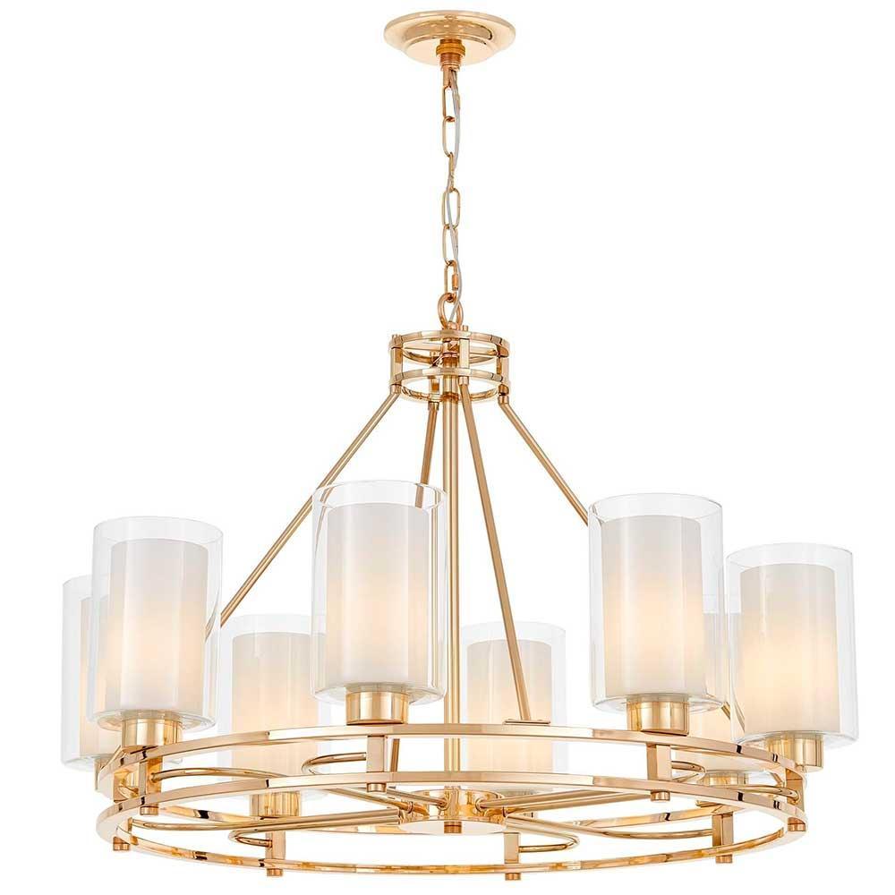 

Подвесная люстра Lumina Deco Marietta LDP 8025-8 F.GD+WT