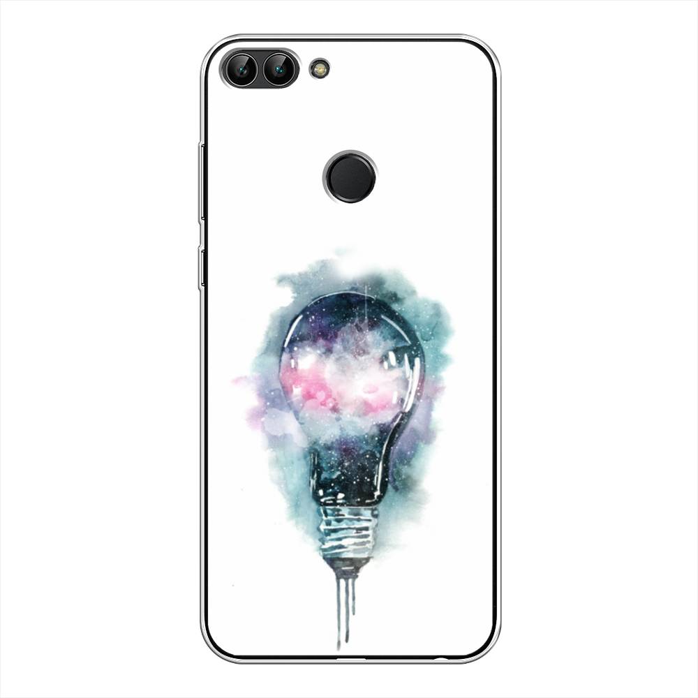 

Чехол для Huawei Y9 2018 "Волшебная лампа", Белый;серый, 64950-4