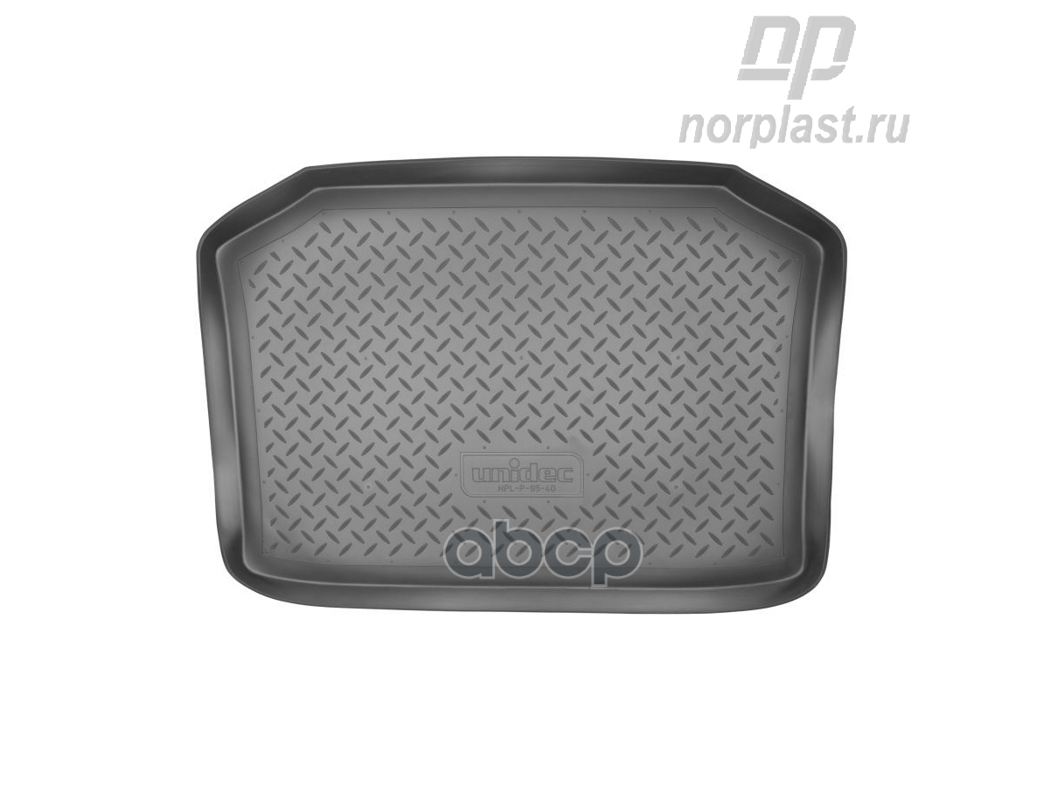 

Коврики В Багаж. Отдел. Volkswagen Polo (Hb) (2002-2009) Черн Полиурет Шт NORPLAST арт., NPLP9540