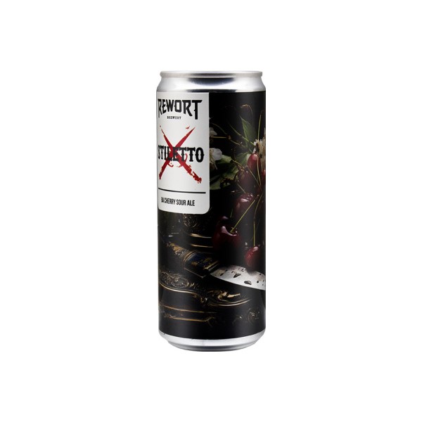 

Пивной напиток Rewort Stiletto BA Cherry Sour Ale 0,33 л, Светлое, ТН-00003853