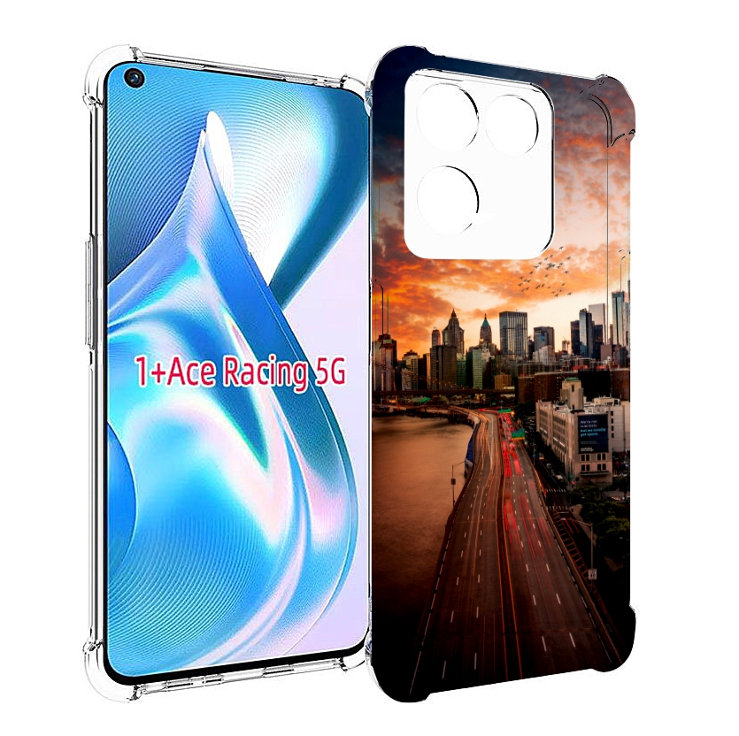 

Чехол MyPads американский город фото для OnePlus Ace Racing, Прозрачный, Tocco