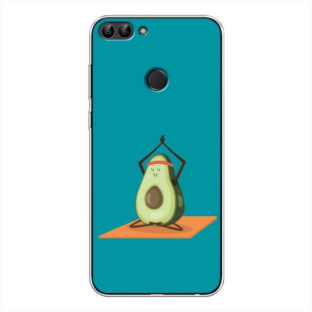 

Чехол для Huawei Y9 2018 "Расслабься с авокадо", Голубой, 64950-6