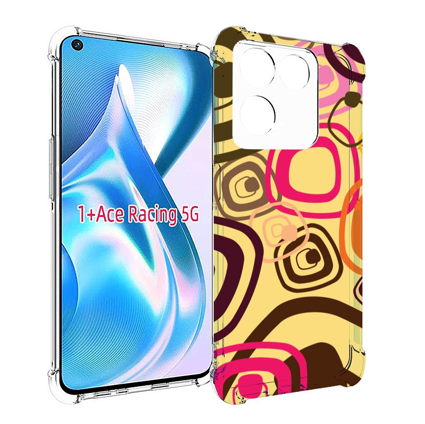 

Чехол MyPads абстракция-на-желтом-фоне для OnePlus Ace Racing, Прозрачный, Tocco