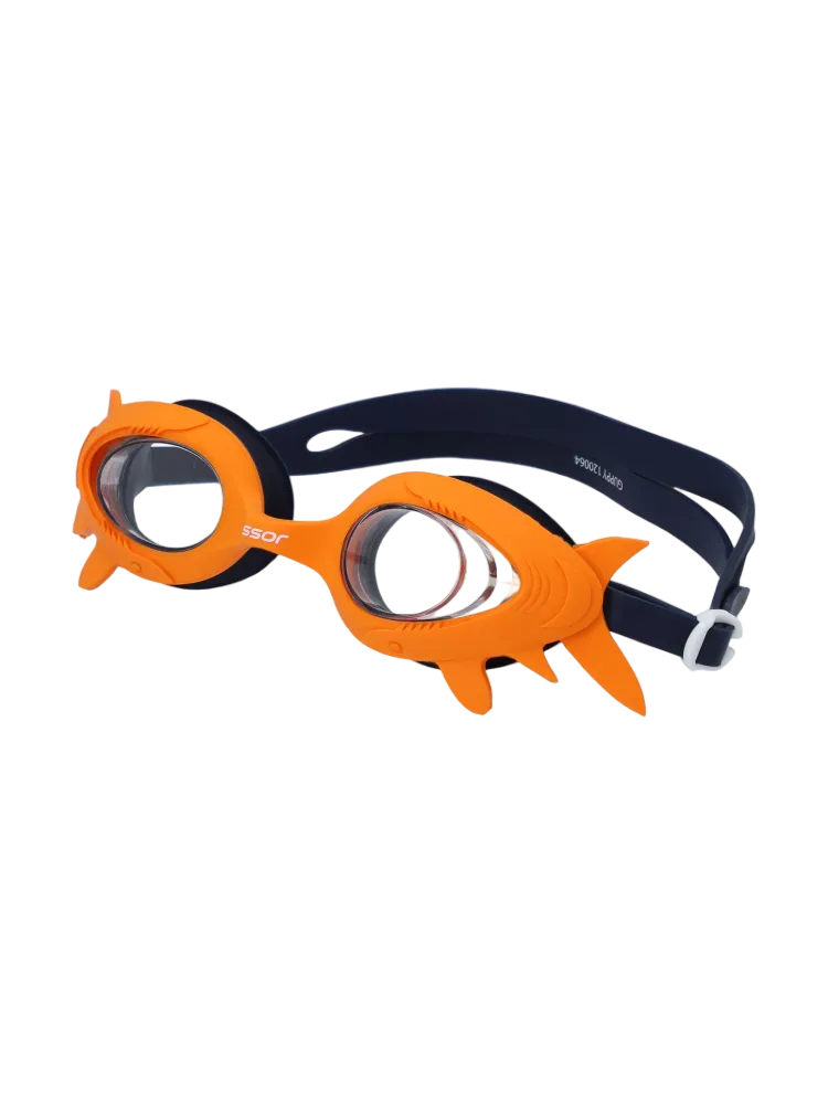 Очки для плавания детские Joss Guppy Kids' swimming goggles, orange/blue