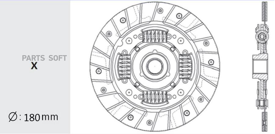 

Диск Сцепления Hyundai Getz (02-) (1.1) Hd139 Valeo phc арт. HD139