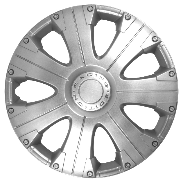 

Колпаки колесные декоративные R15 серебро STAR Расинг (4 шт.), Серебристый