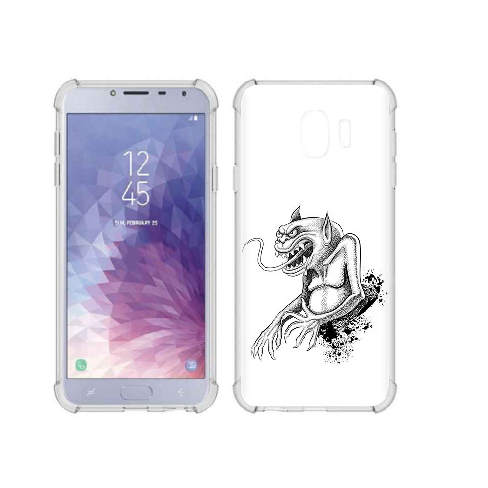 Чехол MyPads Tocco для Samsung Galaxy J4 (2018) чорт