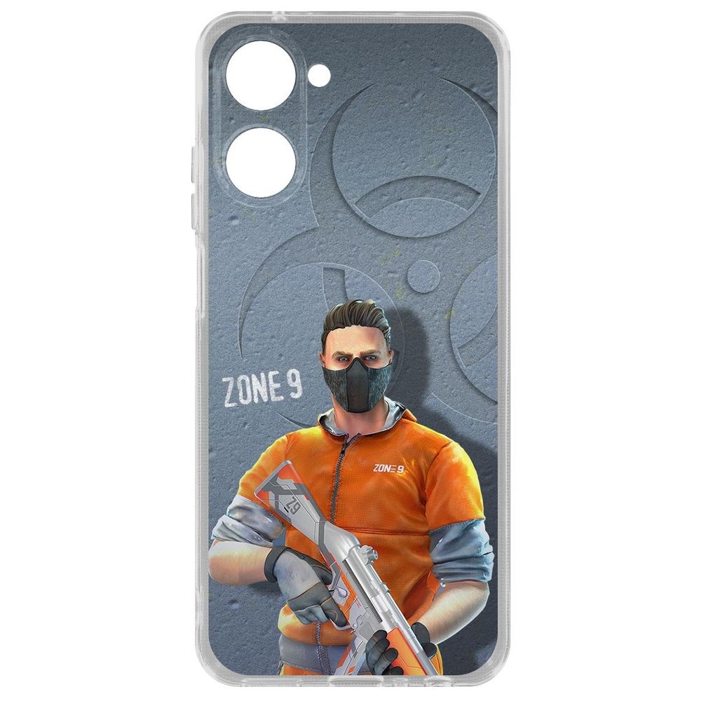 

Чехол Cтандофф 2 (Standoff 2) - Биотеррорист для Realme 10 4G, Прозрачный