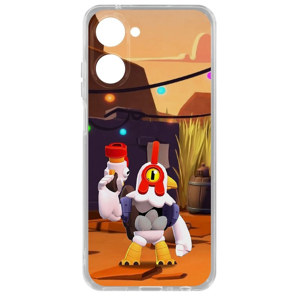 

Чехол Brawl Stars-Цыплёнок Рико для Realme 10 4G