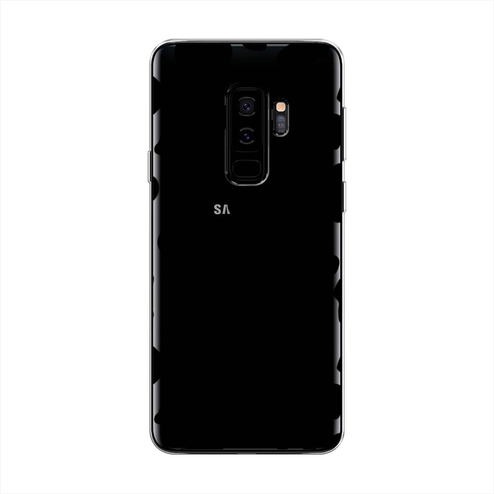 

Чехол Awog на Samsung Galaxy S9 + "Пятна коровы черные", Черный, 25850-2