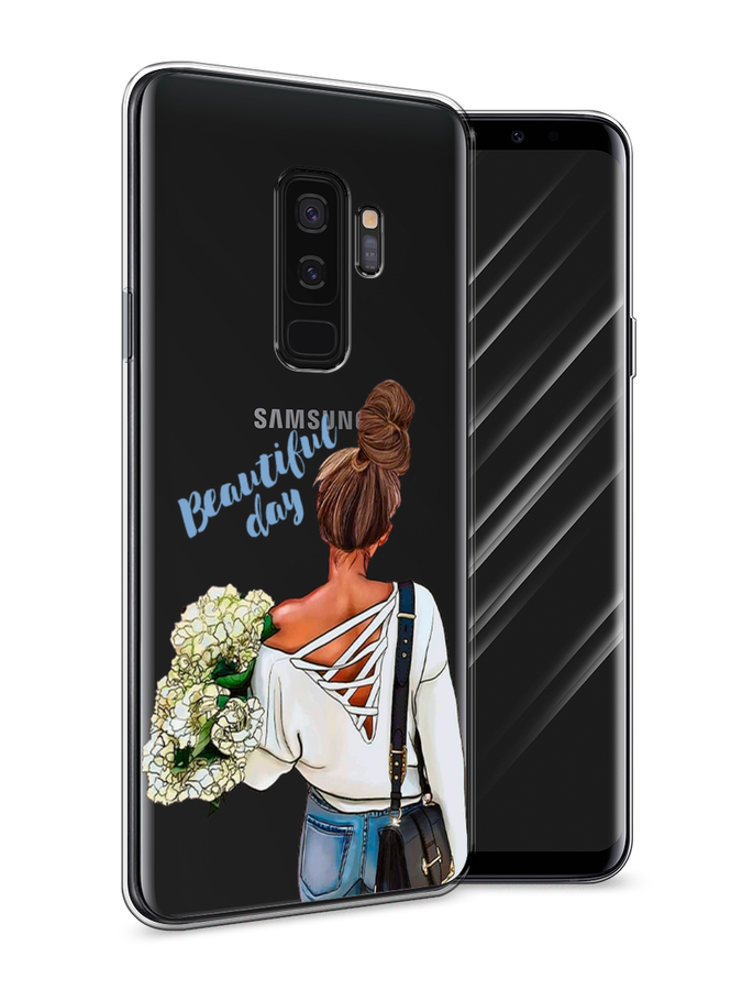 

Чехол Awog на Samsung Galaxy S9 + "Beautiful day vector", Коричневый;белый;зеленый, 25850-6