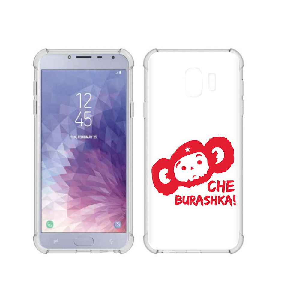 

Чехол MyPads Tocco для Samsung Galaxy J4 (2018) чебурашка, Прозрачный, Tocco