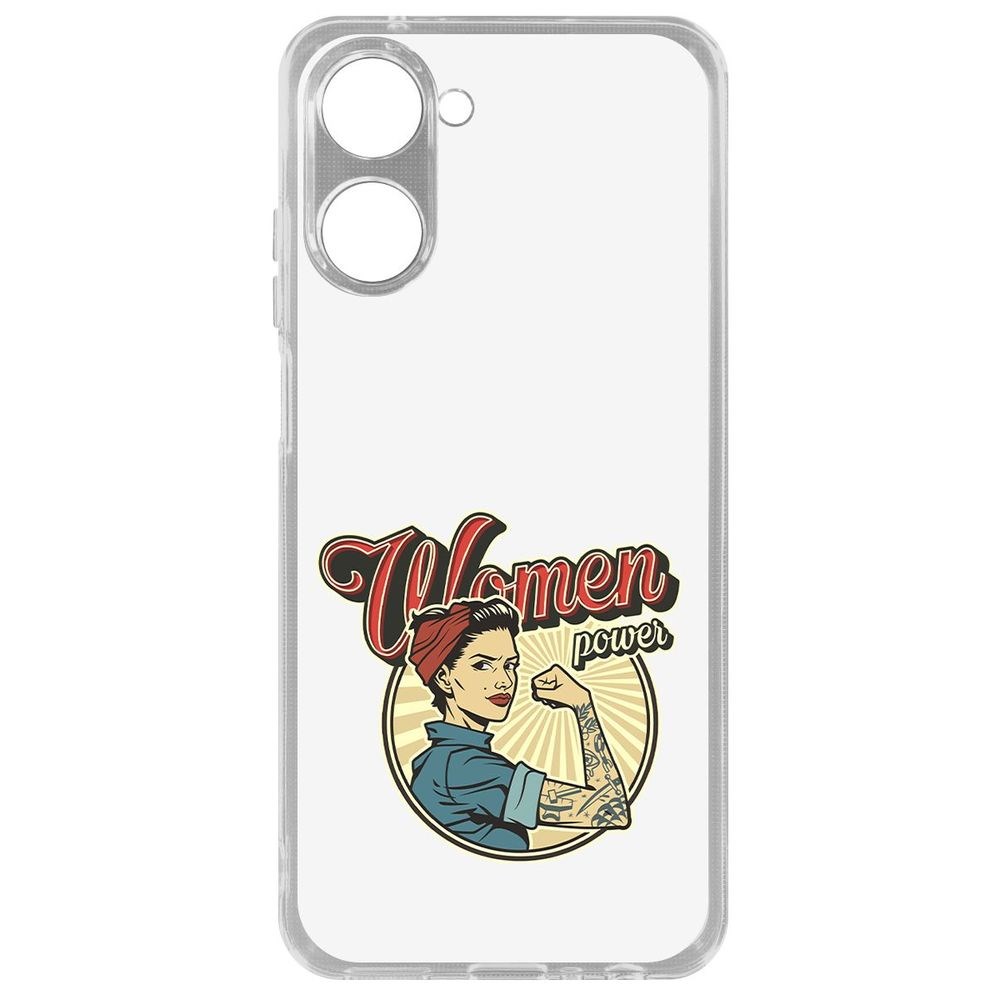 

Чехол Women Power для Realme 10 4G, Прозрачный