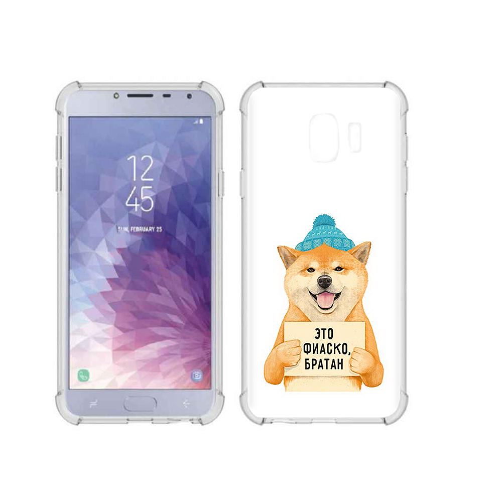 

Чехол MyPads Tocco для Samsung Galaxy J4 (2018) фиаско, Прозрачный, Tocco