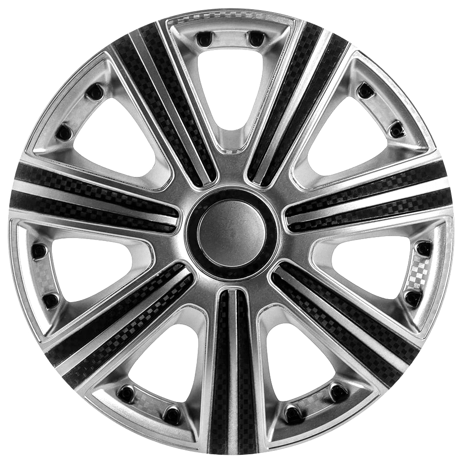 Колпаки колесные декоративные R14 Super Silver STAR DTM (4 шт.)