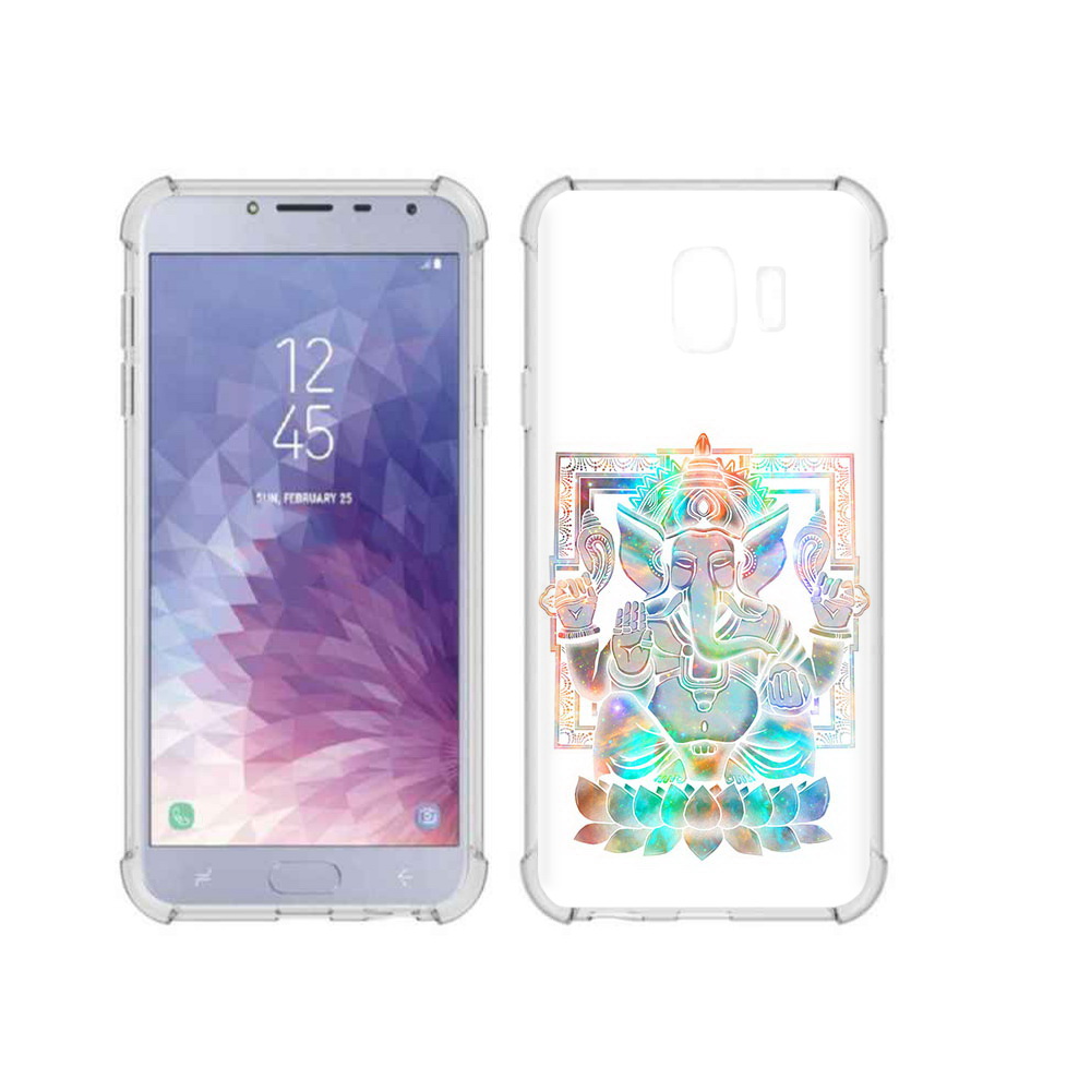 

Чехол MyPads Tocco для Samsung Galaxy J4 (2018) умный слон, Прозрачный, Tocco