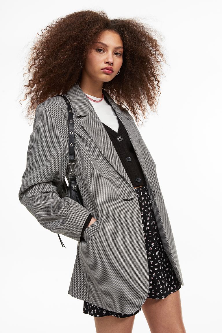 

Блейзер женский H&M 1128516001 черный L (доставка из-за рубежа), 1128516001