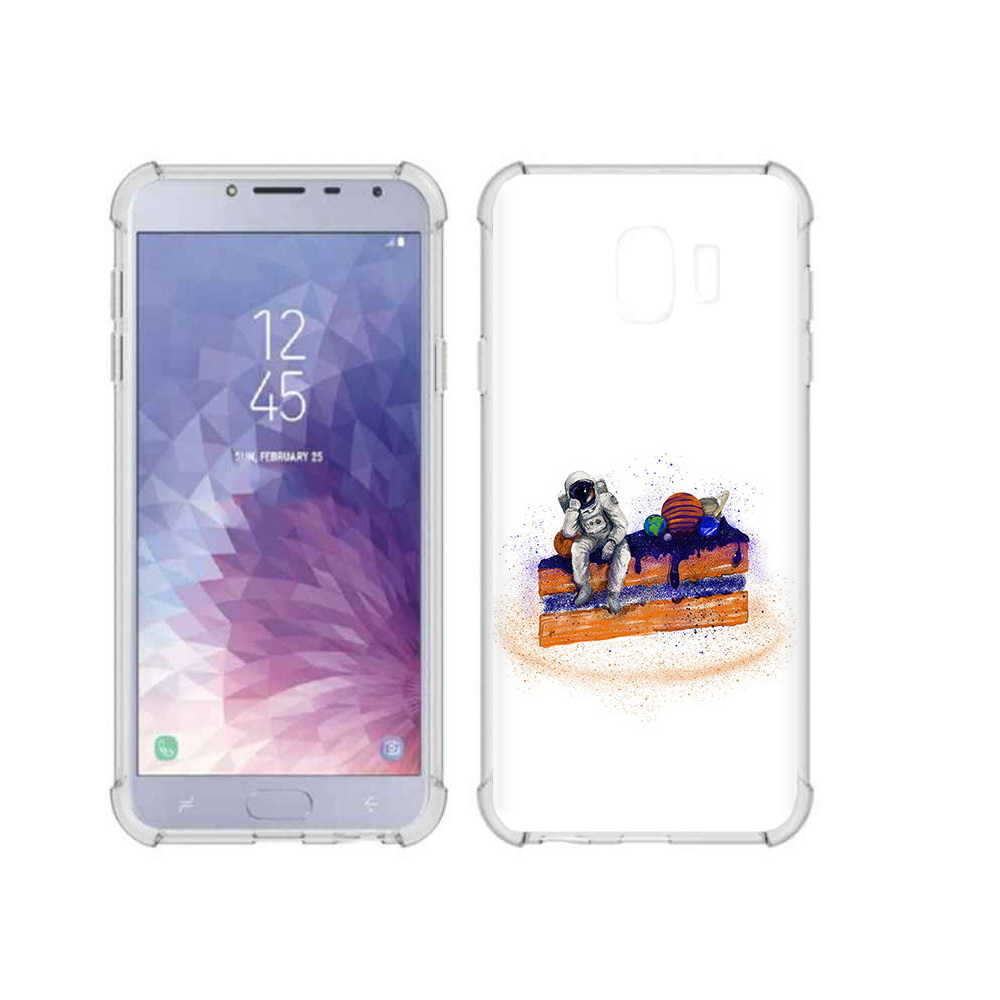 

Чехол MyPads Tocco для Samsung Galaxy J4 (2018) торт с планетами, Прозрачный, Tocco
