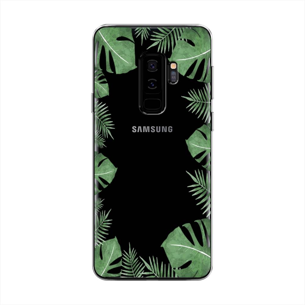 

Чехол Awog на Samsung Galaxy S9 + "Листья папоротника рамка", Зеленый, 25850-8