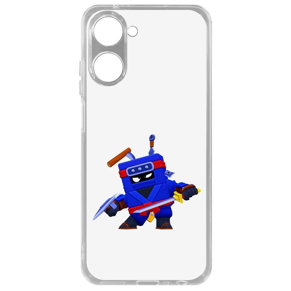 

Чехол Brawl Stars-Ниндзя Эш для Realme 10 4G, Прозрачный