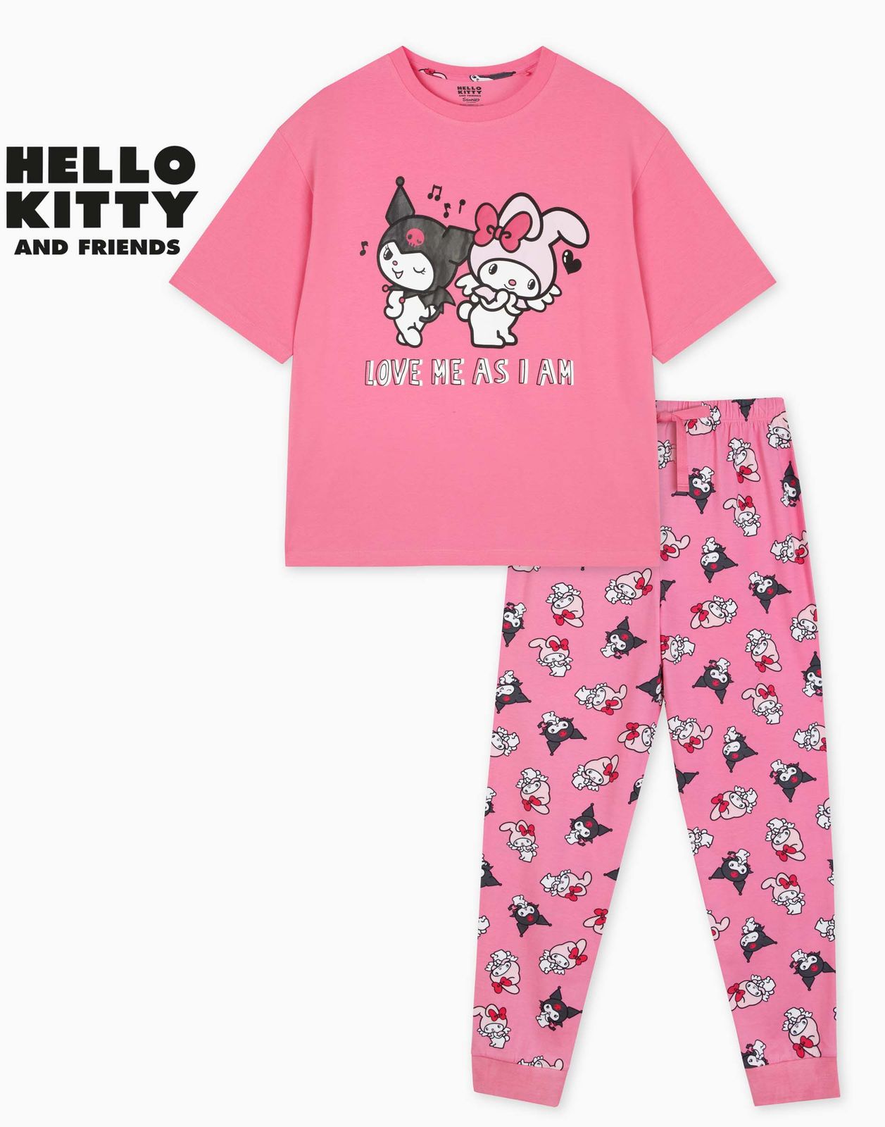 Пижама для девочки Gloria Jeans GSL001779 розовый 12-14л/164