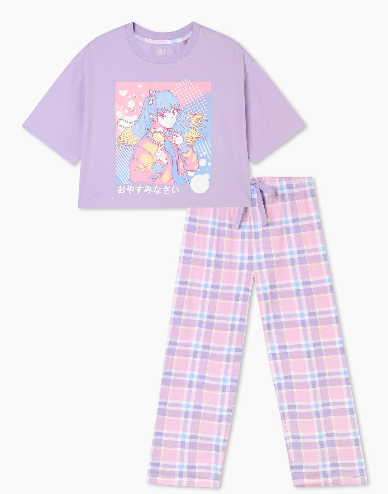 Пижама для девочки Gloria Jeans GSL001582 разноцветный 8-10л/140