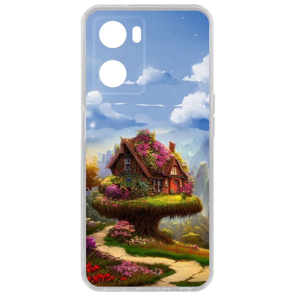 

Чехол Дом на дереве для Oppo A57s, Прозрачный