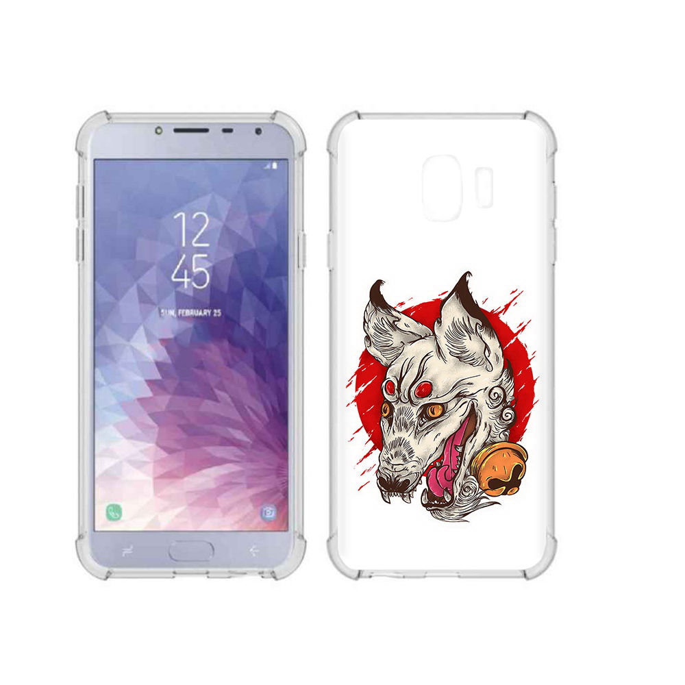 

Чехол MyPads Tocco для Samsung Galaxy J4 (2018) страшная собака, Прозрачный, Tocco