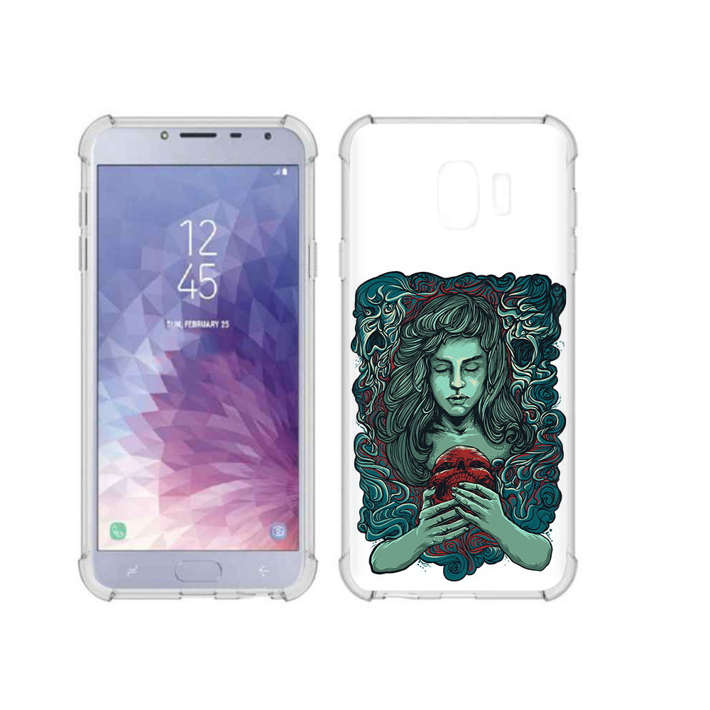 

Чехол MyPads Tocco для Samsung Galaxy J4 (2018) спящая девушка, Прозрачный, Tocco