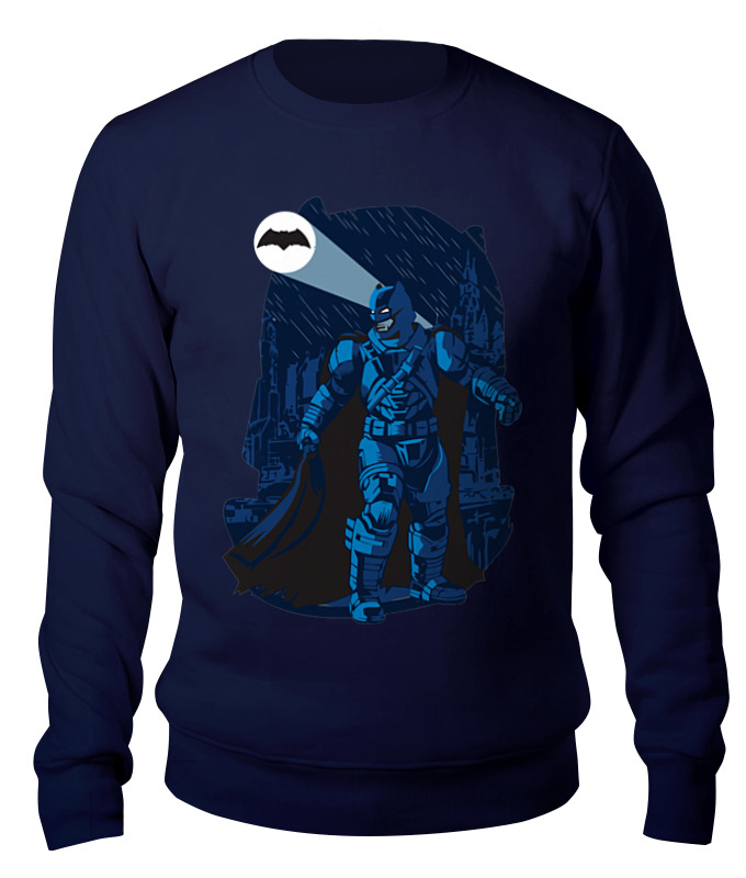 

Свитшот унисекс Printio Бэтмен (batman) синий XL, Бэтмен (batman)