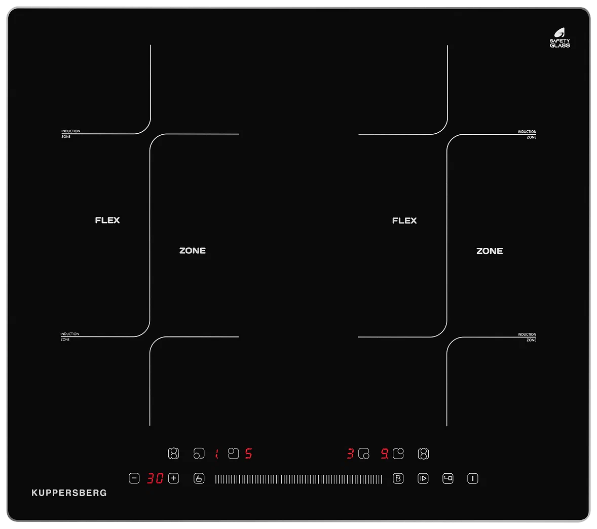 Встраиваемая варочная панель индукционная Kuppersberg ICS 622 R черный