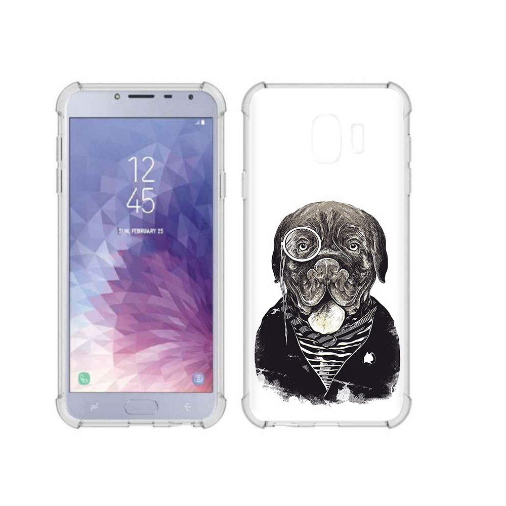 

Чехол MyPads Tocco для Samsung Galaxy J4 (2018) солидный песик, Прозрачный, Tocco