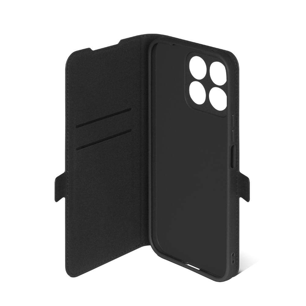 

Чехол DF hwFlip-148 для Honor X8b, черный, hwFlip-148