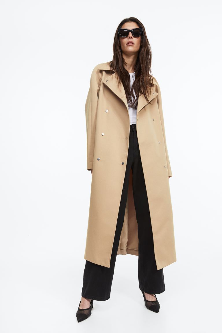 

Плащ женский H&M 1128413001 бежевый L (доставка из-за рубежа), 1128413001