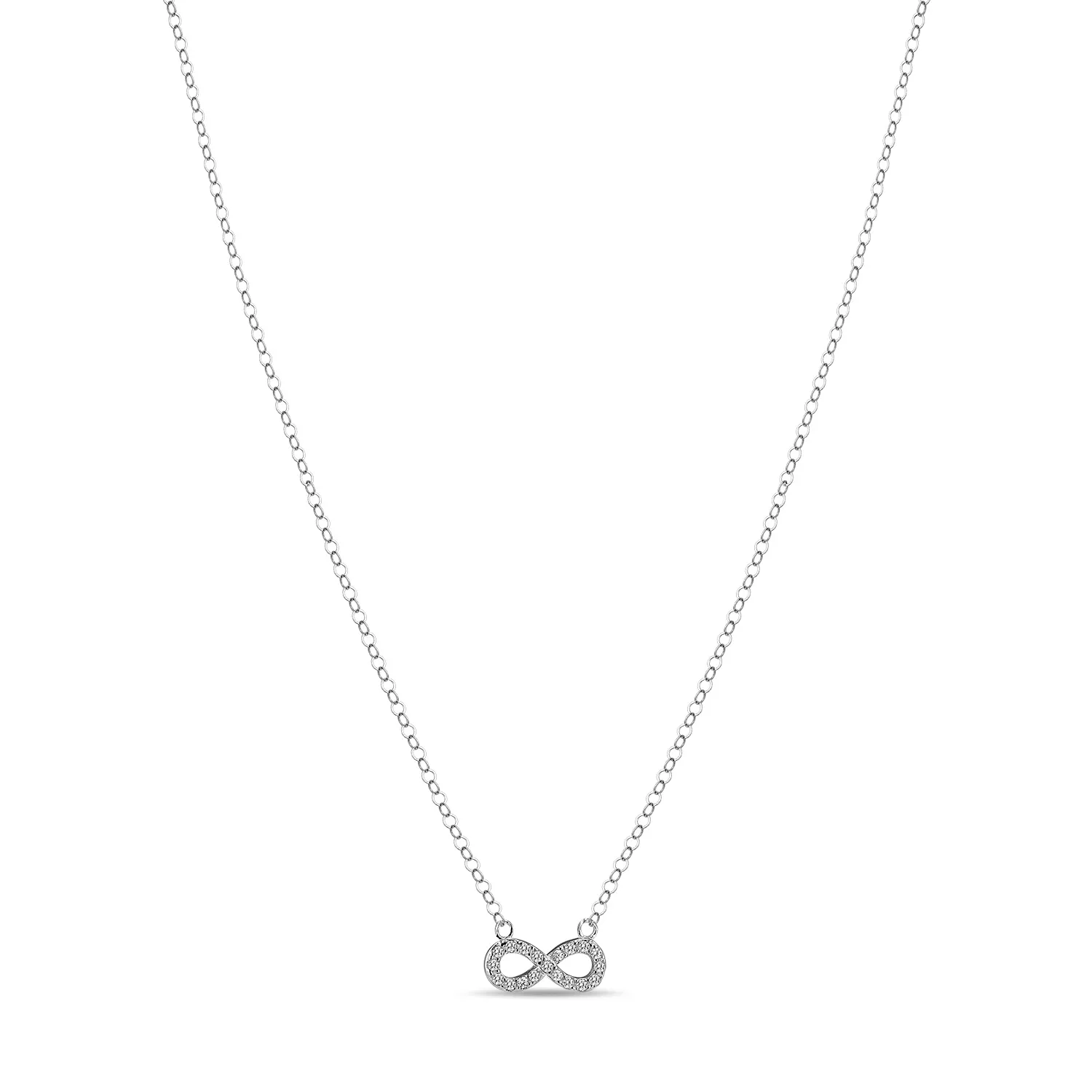 

Колье из серебра с фианитом 50 см MIUZ Diamonds (Московский ювелирный завод) N2036-PR-2598, N2036-PR-2598