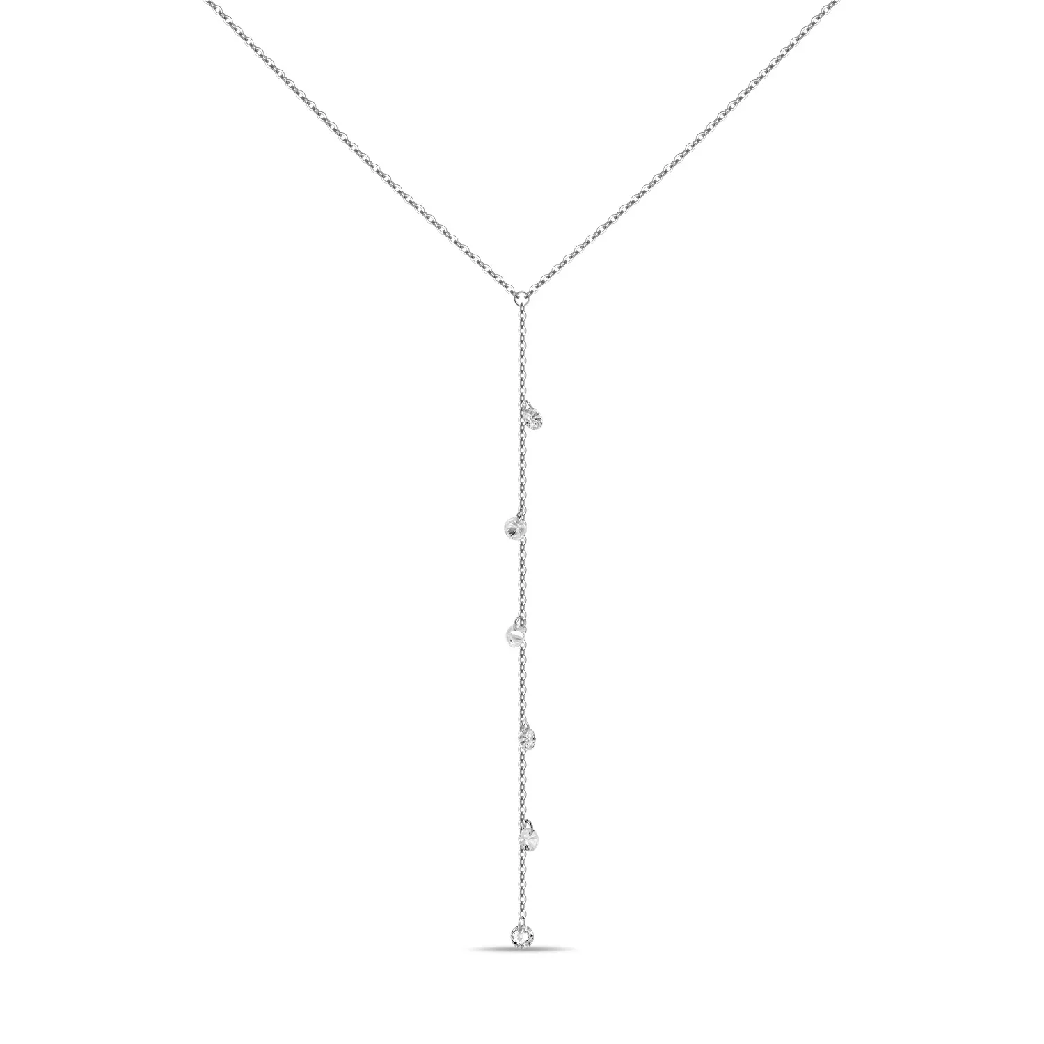 

Колье-галстук из серебра с фианитом 50 см MIUZ Diamonds N2036-PR-2725, N2036-PR-2725
